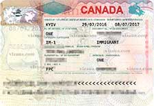 імміграційна віза в Канаду
