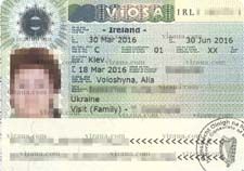 виза в Ирландию