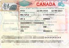 робоча віза в Канаду
