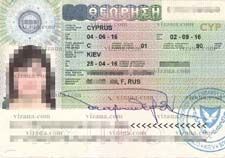 виза на Кипр