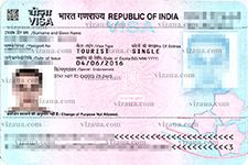 віза в Індію