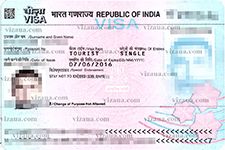 віза в Індію