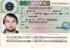 виза в Литву