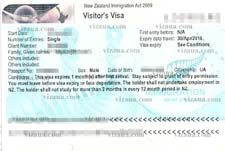 виза в Новую Зеландию