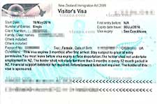 виза в Новую Зеландию
